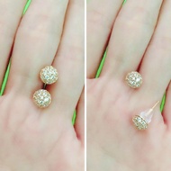 MATA Ubs EARRING RINGS 1/2 ROUND EYE STICKS 375