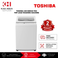 TOSHIBA AW-K801AS 7KG TOP LOAD WASHING MACHINE - 2 YEARS  WARRANTY
