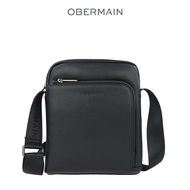 OBERMAIN Synthetic Leather Sling Bag OBC452P2 Black