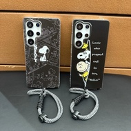 Phone case TPU cartoon Snoopy holder Samsung Galaxy Note20Ultra A56 A36 A06 A25 A32 A52 A54 A73 A55 