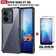 Package 2in1 Casing Hp Vivo IQOO Z7 Z7x 5G Shockproof Free Screen Guard