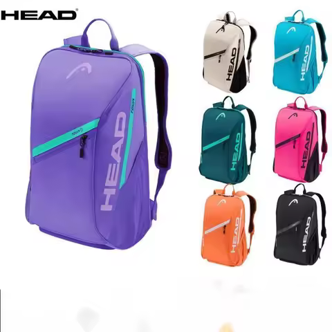 HEAD Tennis Bag 2026 New Tour Series Unisex Tennis Backpack Multi-color Tennis Racket Pack Racquet B