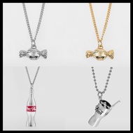 NONENON COKE CUP POTATO CANDY COKE BOTTLE Fashion Necklace