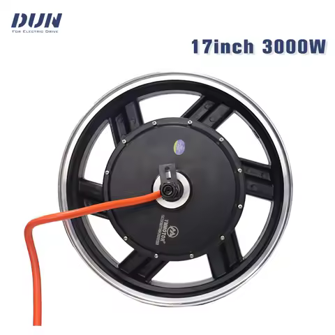 YUMA Motor 17inch 3000W 17x3.5inch Peak 6000W Rated 72V Brushless DC Hub Motor for Electric Motorcyc