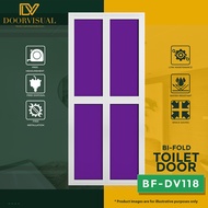 Aluminium Bi-fold Toilet Door Design BF-DV118 | BiFold Toilet Door Specialist Shop in Singapore