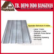 SPANDEK 0.3MM SPANDECK 4 METER SPANDEX ATAP 0.3 MM