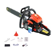 Woirx Tools Chainsaw Bensin Gergaji Mesin Potong Kayu 22 Inch Senso Pemotong Pohon