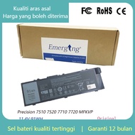 11.4V original Laptop Battery For Dell Precision 15 7510 7520 7720 M7710 MFKVP GR5D3 T05W1 1G9VM M28