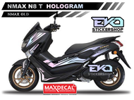 Sticker Nmax Hitam cutting stiker nmax HOLOGRAM 2016 2017 2018 2019
