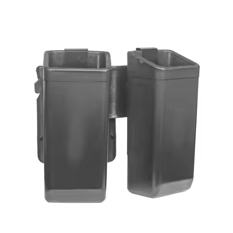 Tactical Rotate Pistol Double Magazine Pouch For Glock17 19 P226 CZ75 Handgun Airsoft Hunting Access