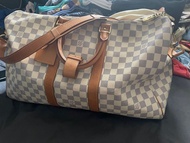 LV  keepall  45寸 白棋盤 100%原裝（不議）