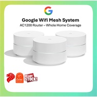 Google Wifi Mesh System 1 Pack | AC1200 Router | Up to 4500 Sq Ft Coverage