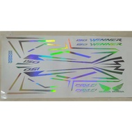 RS150 HONDA WINNER ( 11 ) COM CUT BODY COVER STRIPE STICKER