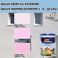 ICI DULUX INSPIRE EXTERIOR PAINT COLLECTION 18 Liter Floral Twist / Sarbet / Turkish Pink