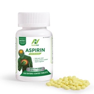 Pure Low Dose Baby Aspirin 81mg for Adults, 300 Count Enteric Coated Aspirin Tablets for Men and Wom