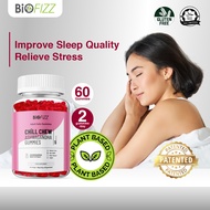 BIOFIZZ Halal Ashwagandha Gummy Improves Strength Promotes Sleep Stress Relief (60 Gummies)