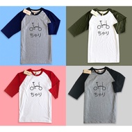 Raglan T-Shirt Design Japanese Folding bike Folding bike Japan Bicycle