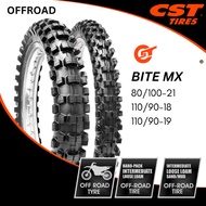 80/100-21 110/90-18 110/90-19 (CST CM733/CM734 BITE MX) KLX, SCRAMBLER DIRT BIKE TIRE TUBE TYPE