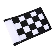 Golf Flag,Green Golf Flags,Solid Nylon and Checkered Training Golf Putting Green Flags, Indoor Outdo