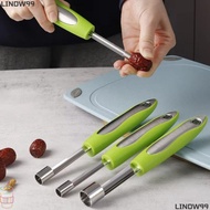 LINDW99 Fruit Pitter, Stainless Steel  Remover Core  Remover,  Core Remover Fruit Corer Kitchen Gadg