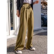 Hijjah Store Losee Pants Highwaist Celana Kulot Longgar Trousers Anti Kusut Kerja Kantor