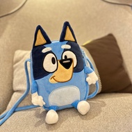 MKEB Bluey Bingo Pencil Case Holder Cartoon Dog Bluey Puppy Puppy Crossbody Bag Multi-Function Funny