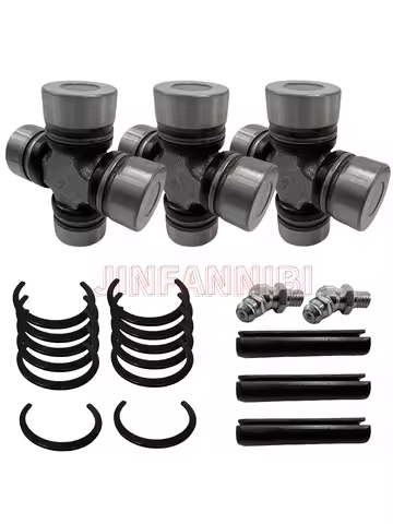 3 Packs Front & Rear Prop Shaft U-Joints for Polaris RZR 1000 900 800-4 Turbo XP