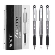 [Box Of 12 Trees] 0.7Mm Gel Pen Quick Drying BAOKE-PC1588