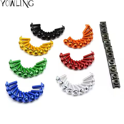 Fairing Bolts Spire Fastener Clips Screw Nuts For SUZUKI GSXR Msx125 Msx 125 Gsr 600/750 Gsxr 600/75