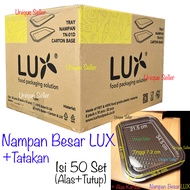 [Isi10] Nampan Mika Besar LUX Alas Kardus / Nampan Plastik Besar L / Nampan Plastik Besar Jumbo / Na