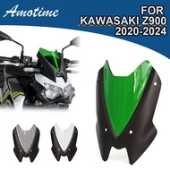 20-Heightened Front Windshield Windscreen Front Windscreen Kawasaki Z650Z900Deflector Windshield 24Y