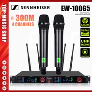 SENNHEISER EW100-G5 ไมโครโฟนไร้สายหนึ่งลากสองชุดไมโครโฟนไร้สายระยะทางรับ 200 เมตรไมโครโฟนสำหรับการแส