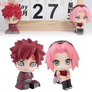 USNOW Anime Naruto Figure, Look Up Series Model Toy Sakura Haruno Figure, Birthday Gift Sitting Post