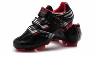 TieBao MTB Athletic Cycling Shoes Self-Lock Shoes-Black Red