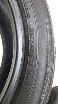 USED TYRE SECONDHAND TAYAR YOKOHAMA BLUEARTH E70 215/55R17 60% BUNGA PER 1 PC