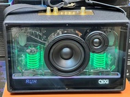 ลำโพงบลูทูธไร้สายรุ่น SK-2066A แถมไมค์ลอย 2ตัว ตู้โปร่งใส เสียงเบสแนน รองรับ AUX TF USB ลำโพงบลูทูธ