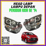 PERODUA AXIA 2014 SE 2017 G SPEC ONLY HEAD LAMP LAMPU BESAR DEPAN 100% NEW BARU HIGH QUALITY