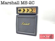 《白毛猴樂器》Marshall MS-2C 小音箱 復古灰 迷你音箱 電吉他音箱 1瓦輸出 經典造型 樂器配件 樂器收藏