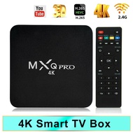 Vhsi กล่องรับสัญญาณทีวีทุกรุ่น2024 10สมาร์ทโฮมMXQ-PRO 4K HDR10 2.4GWIFI Netflix สตรีมมิ่งกล่องทีวีกล