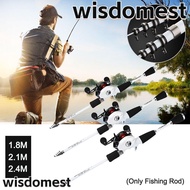 WISDOMEST Telescopic Fishing Rod SuperHard Travel Portable Fishing Tackle