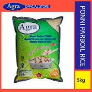 Agra Ponni Parboiled Rice/ Beras Rebus Ponni (5kg)