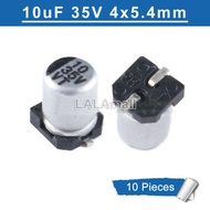 10pcs Electrolytic Capacitor 10 35V 10UF 35V10UF SMD Aluminum Electrolytic Capacitor 10UF 35V 4x5.4m