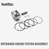 WE  Koetsu Outboard Engine Piston Assembly – Suitable for Yamaha 4-Stroke 4HP Outboard Engine Piston