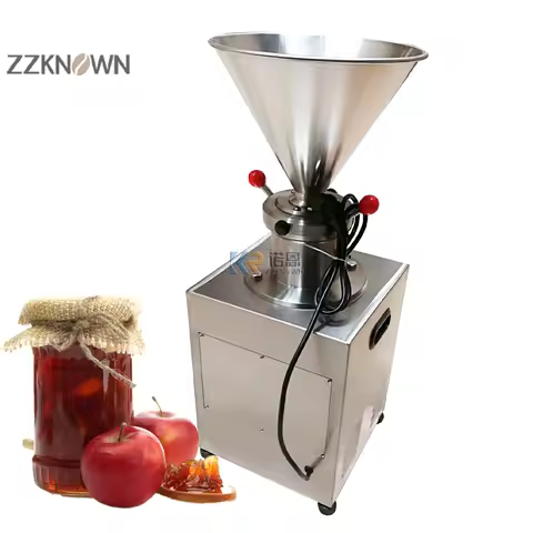 1500W Commercial Peanut Butter Colloid Mill Chocolate Beans Jam Paste Tahini Sesame Tomato Sauce Gri