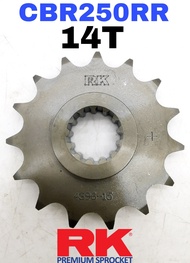 RK Japan Front Sprocket Honda CBR250RR New 14T / 15T Premium Sprocket Depan CBR CBR250 RR 250 Spare 