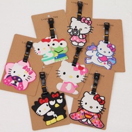 luggage tag Cartoon Cartoon Silicone Suitcase Luggage Tag Luggage Identification Tag Overseas Study 