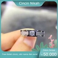 Limited Cincin Pria Berkelas Asli Perak , Cincin Single Cowok Silver