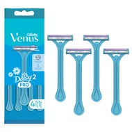 Gillette Venus Daisy 2 Pro Disposable Female Razors, 4ct