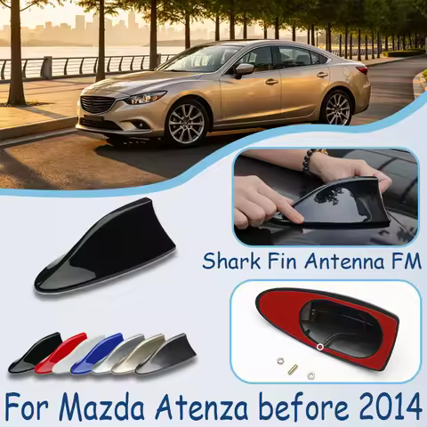 For Mazda Atenza before 2014 Shark Fin Antenna, FM Signal Booster, Waterproof Radio Antenna, FM/AM S