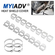 WYI Motorcycle Exhaust Protection F800GS Muffler Pipe Heat Shield Cover Heel Guard For BMW R1200GS L